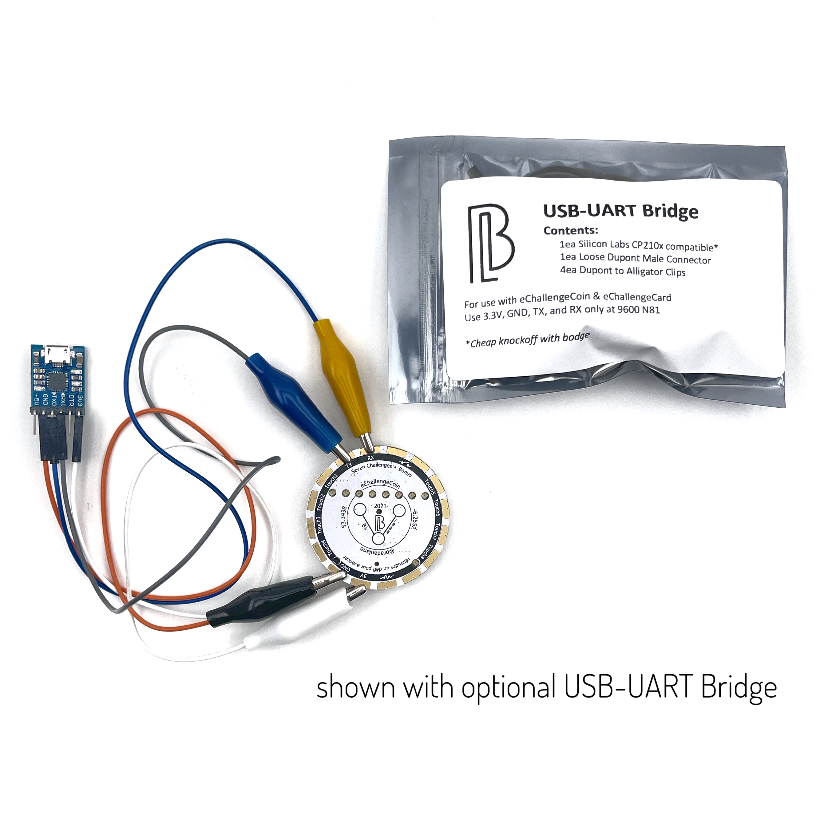 optional USB-UART bridge